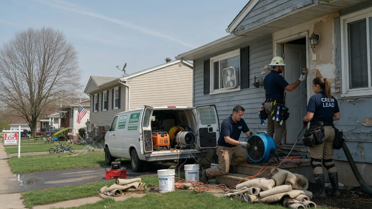 Flood Cleanup in Port Monmouth, NJ near me